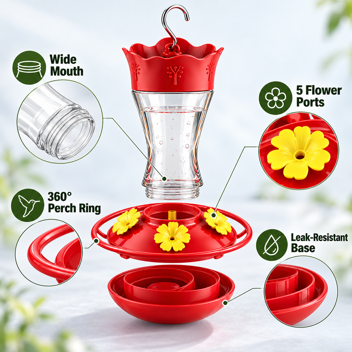 Primal Shaw Hummingbird Feeder